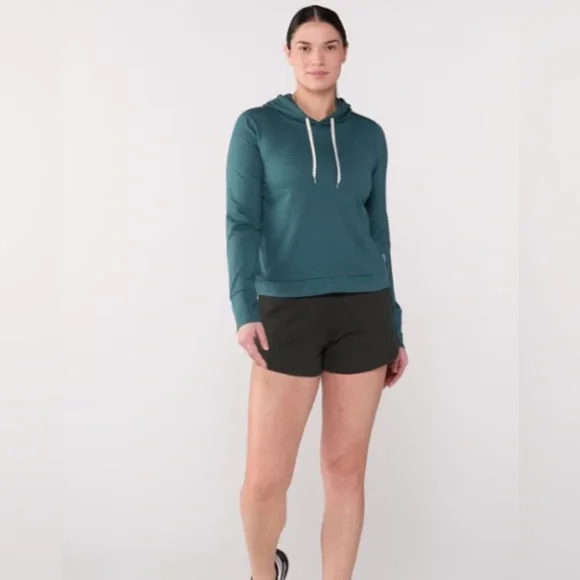 •VUORI• Women’s Halo Performance Shorts 2.0 Black Heather Dream Knit 3” Inseam - Picture 1 of 7